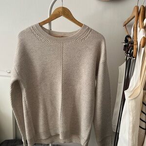 Wilfred Free Beige Knit Sweater